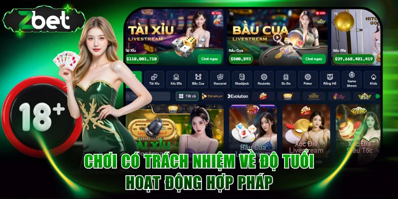 Chơi có trách nhiệm về độ tuổi hoạt động hợp pháp
