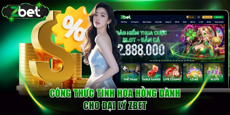 Công thức tính hoa hồng dành cho đại lý ZBET