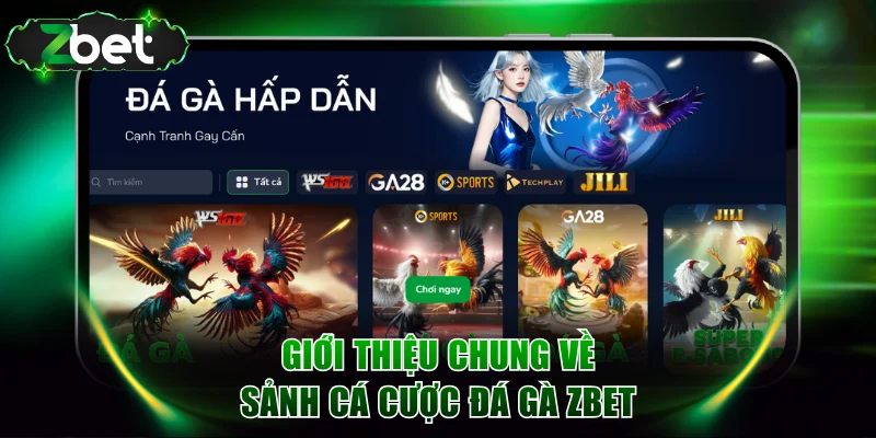 Giới thiệu chung về sảnh cá cược đá gà ZBET