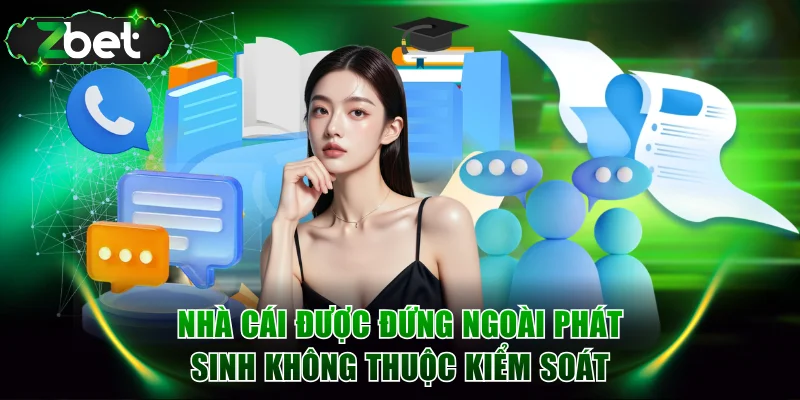 Nhà cái được đứng ngoài phát sinh không thuộc kiểm soát